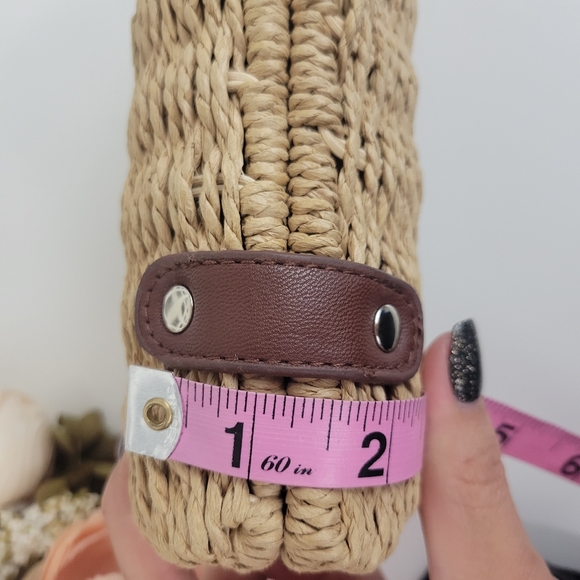 White House Black Market Ratan Crossbody Clutch Handbag - Picture 11 of 11